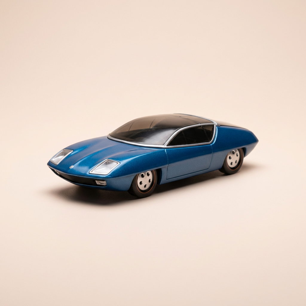 Renault Alpine A310 blu del 1968 - motore V8 Gordini 3 litri (studio)