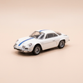 Voiture miniature - Renault Alpine A110 1300G blanche - salon de Paris de 1970