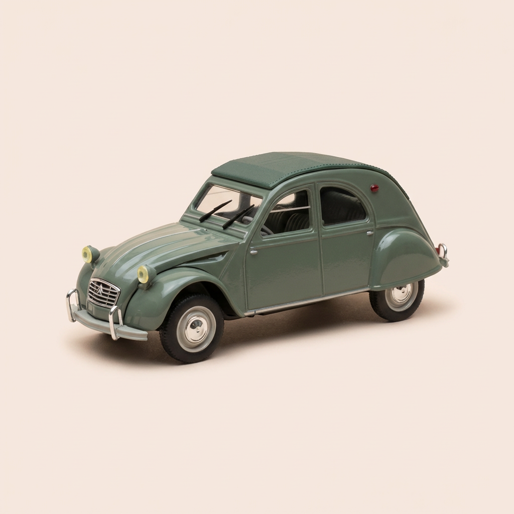 Citroën 2 CV AZAM verde scuro - Norev