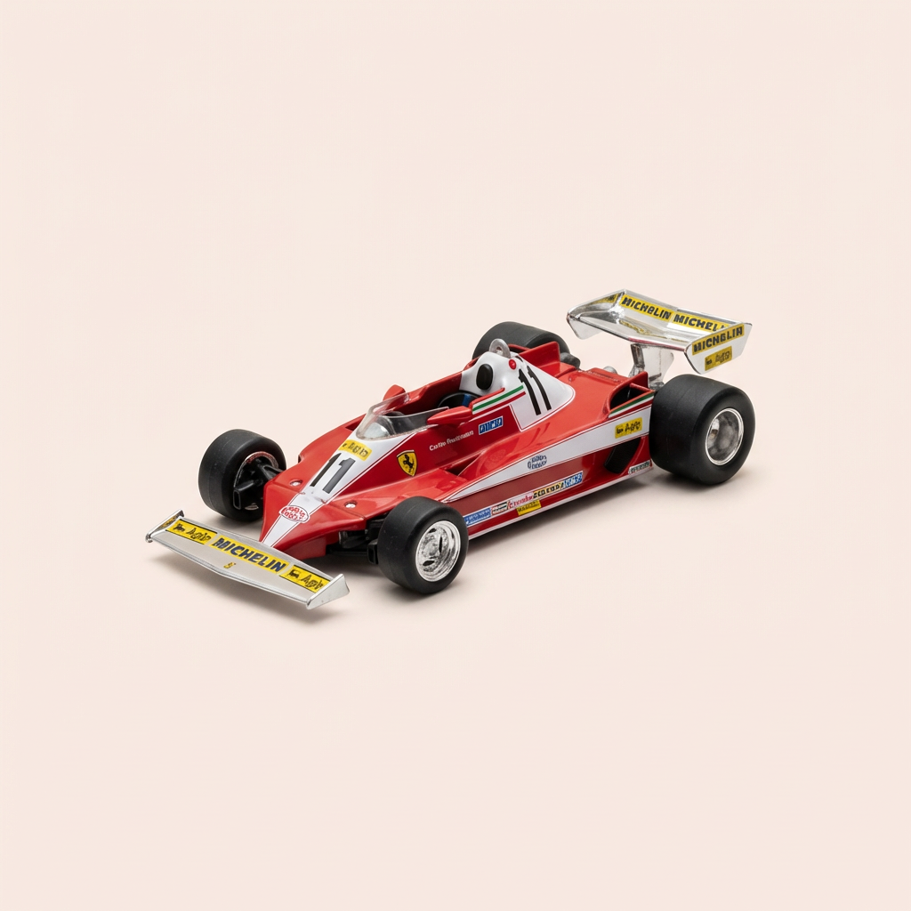 Ferrari 312 T3 rouge numéro 11 de 1978 - Formule 1 - Carlos Reutemann