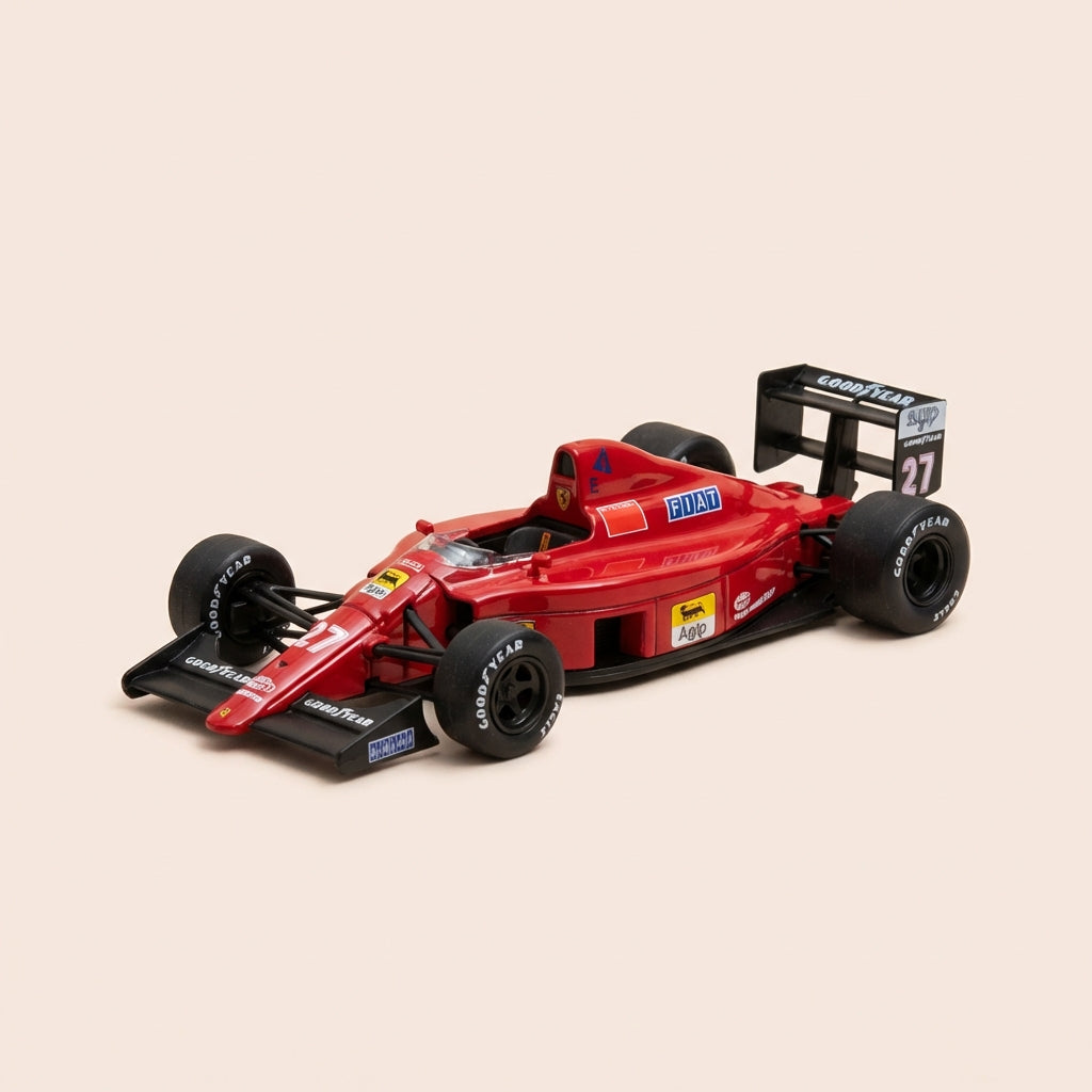 Ferrari F1-89 rout Nummer 27 aus 19879 - Formel 1 - Nigel Mansell