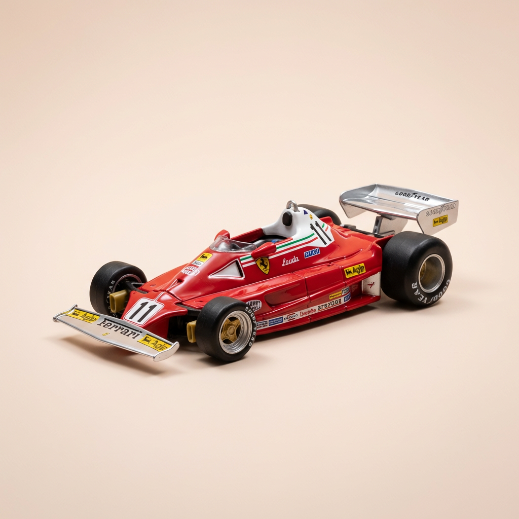Ferrari 312 T2 Vermelho Número 11 de 1977 - Fórmula 1 - Niki Lauda
