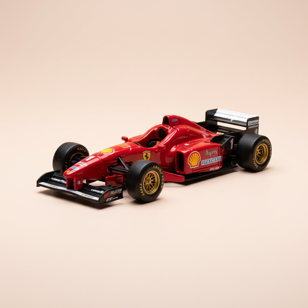 Ferrari F310 rout Nummer 1 aus 1996 - Formel 1 - Michael Schumacher