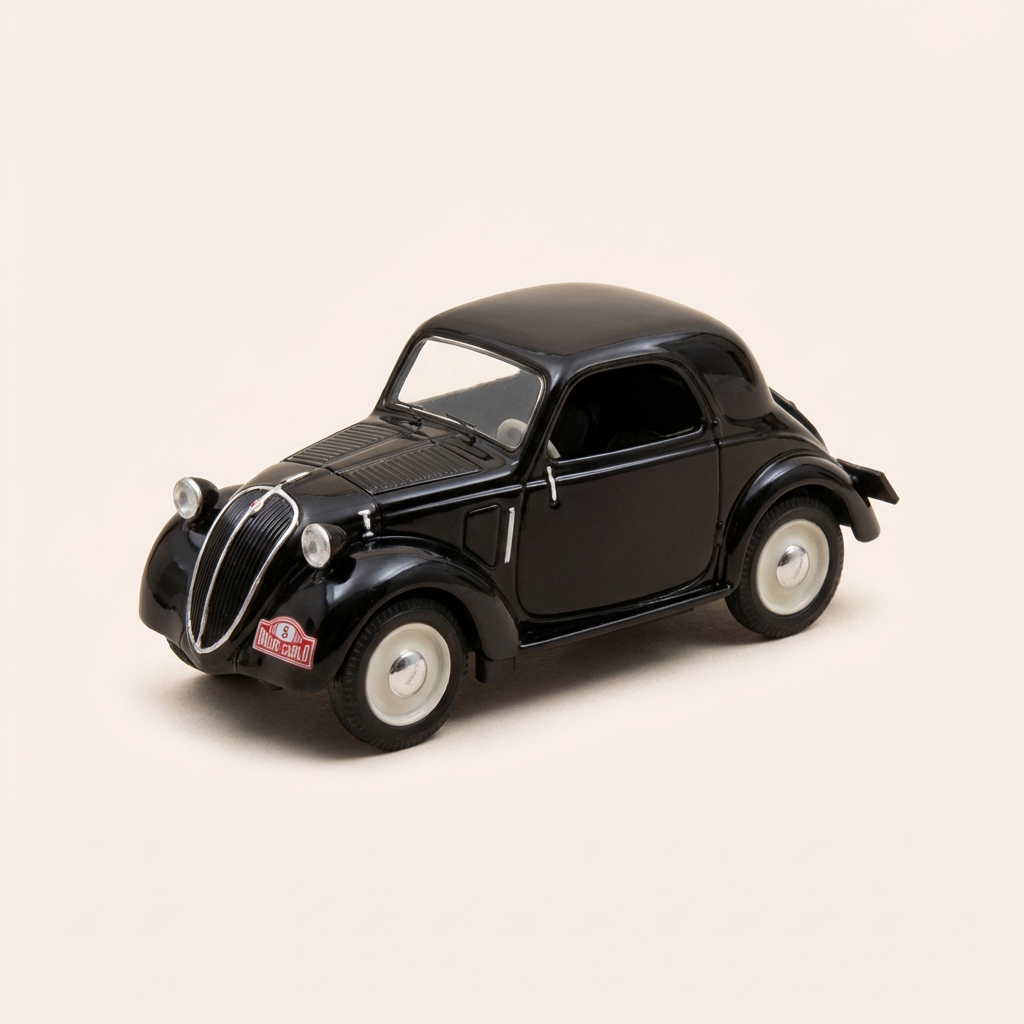 Simca 5 noire - rallye de Monté-Carlo de 1938 - Norev