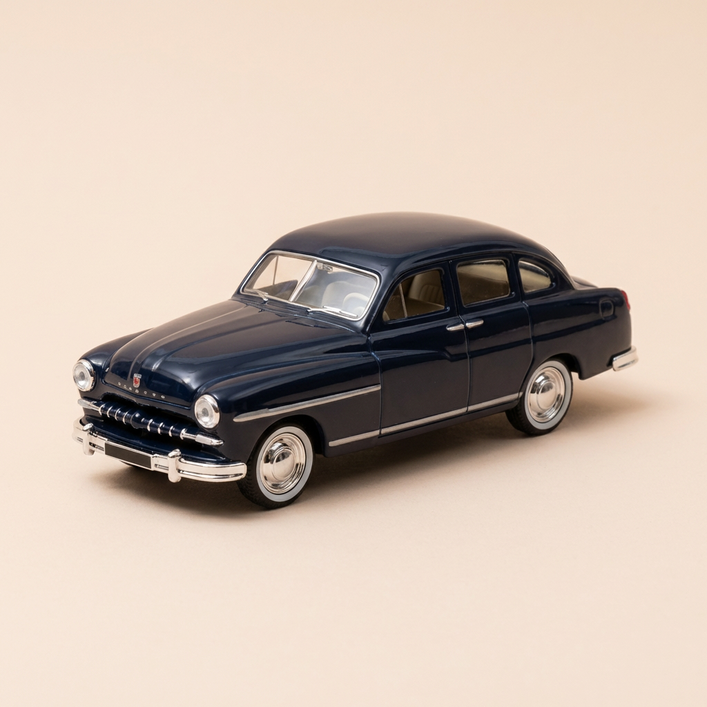 Ford Vedette ciemnoniebieska z 1953 roku - Solido numer 4593