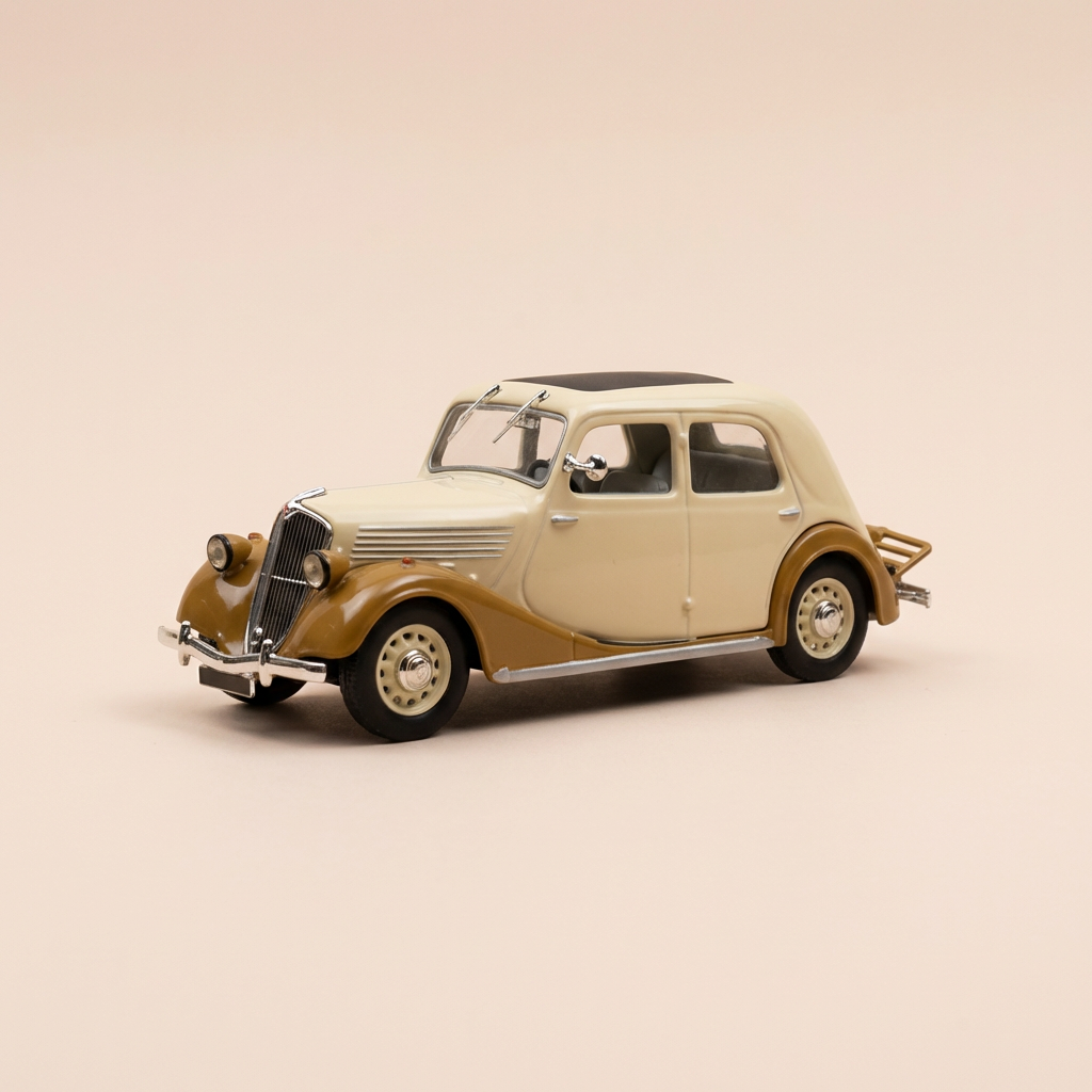 Renault Celtaquatre beige e marrone del 1934 - NOREV