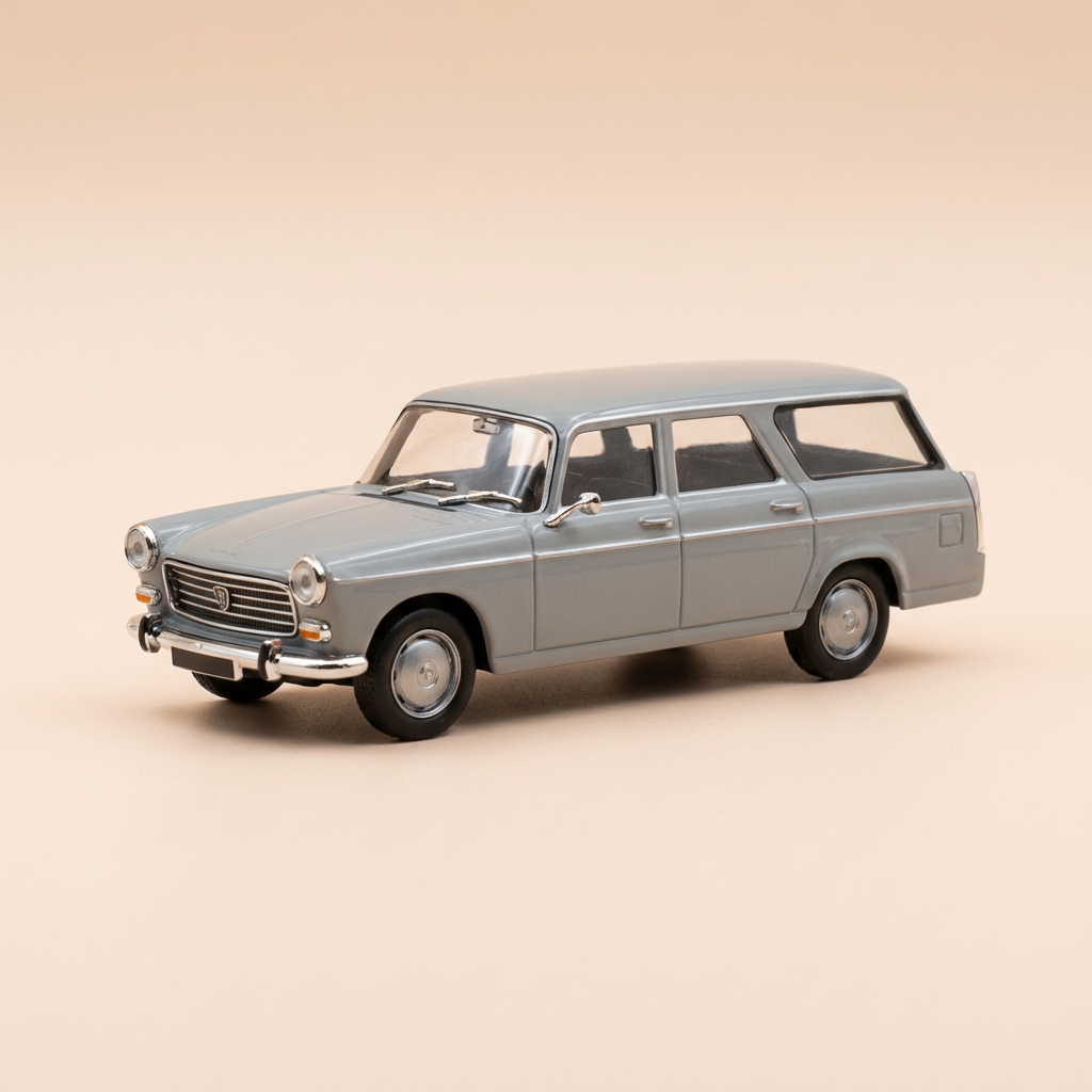 Peugeot 404 break grise de 1964