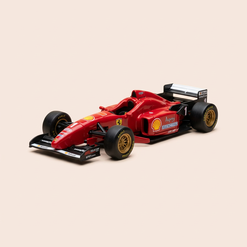 Ferrari F310 rout Nummer 1 aus 1996 - Formel 1 - Mickael Schumacher