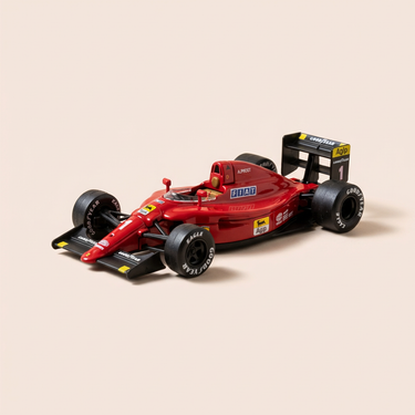 Voiture miniature - Ferrari F1 641/2 rouge numéro 1 de 1990 - Formule 1 - Alain Prost