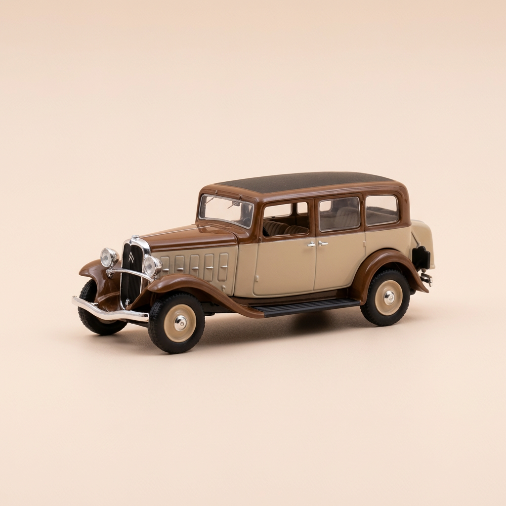 Citroën 15A Familiale marrone e beige del 1933