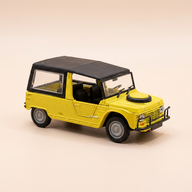 Voiture miniature - Citroën Méhari jaune - Norev (sous blister)