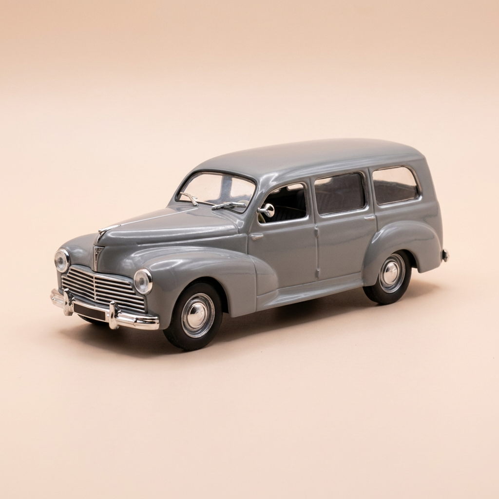 Peugeot 203 familiale gris vun 1955