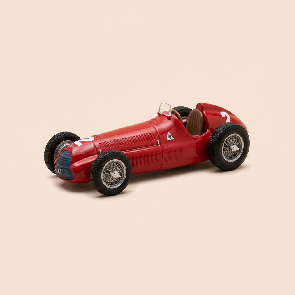 Alfa Roméo 158 rout Nummer 2 vum 1950 - Formule 1 - Nino Farina