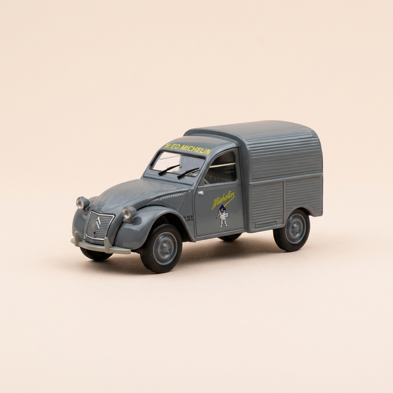 Citroën 2 CV AZU gris Michelin - Norev