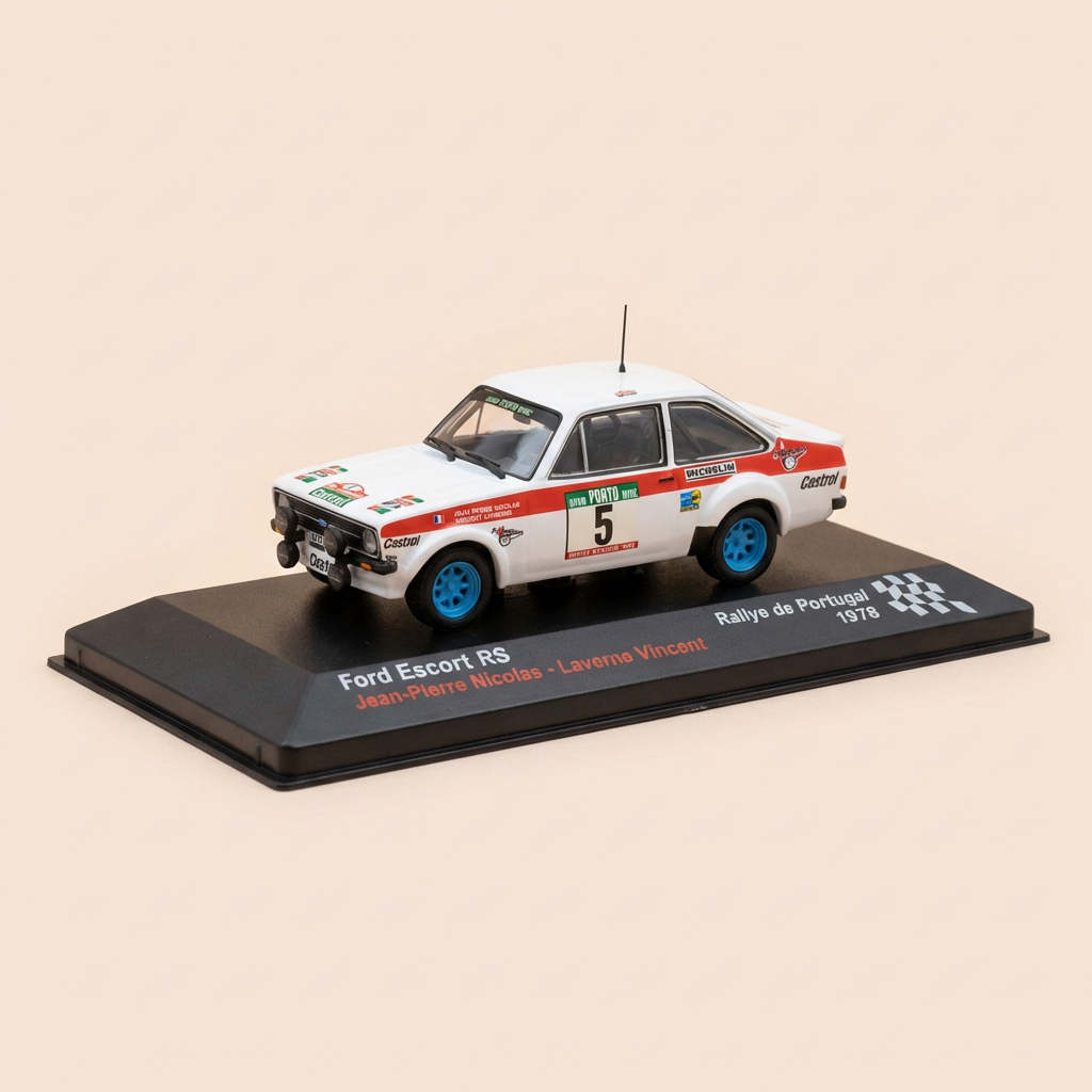 Ford Escort RS bianco numero 5 - rally del Portogallo del 1978