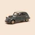 Voiture miniature - Citroën 2 CV Sahara 4x4 grise de 1958 - Vitesse référence 037 A