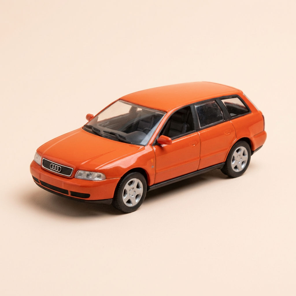 Audi A4 break orange/marron orangé? - MINICHAMPS