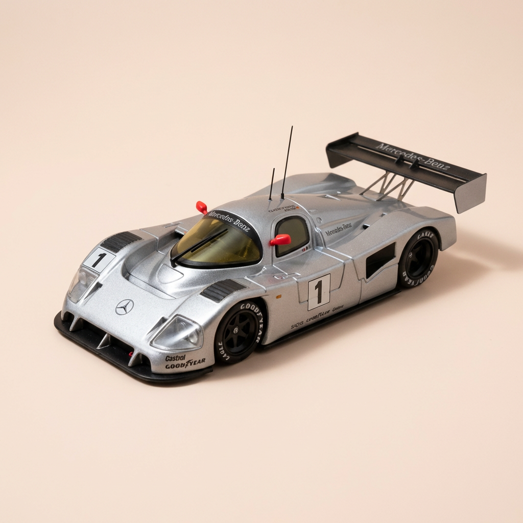 Mercedes C291 grise numéro 1 de 1991 - Models Max
