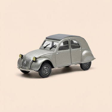 Voiture miniature - Citroën 2 CV A grise - Norev (sous blister)