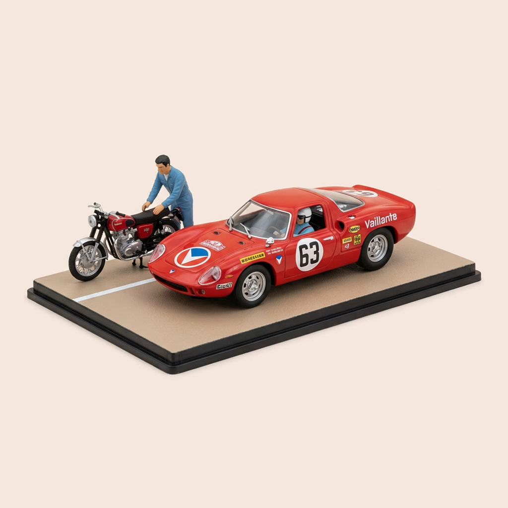 Roude Vaillante Marathon Gt '63 (Album d'Honneur vum Samurai) - Bande Dessinée Michel Vaillant