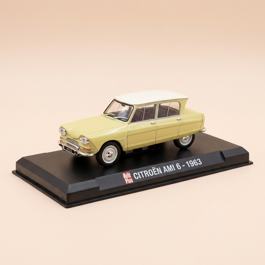 Citroën Ami 6 w jasnozielonym kolorze i białym dachem z 1963 roku - Auto Plus