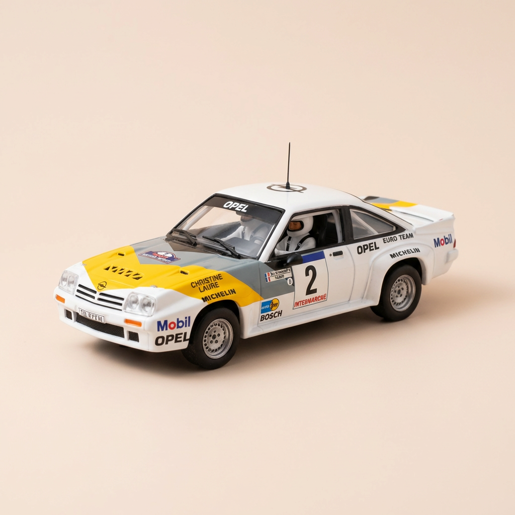 Opel Manta 400 biały, żółty i szary numer 2 - Kryterium Touraine 1985