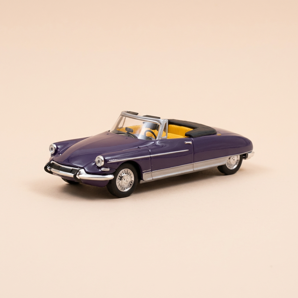 1963 Citroën DS 19 Cabriolet "Le Caddy" Henri Chapron Violet (in Blister)