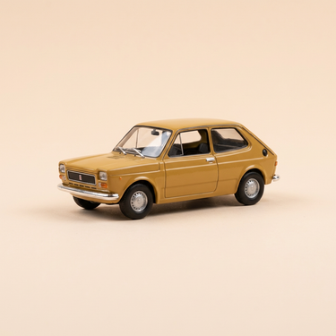 Voiture miniature - Fiat 127 marron - Auto Plus