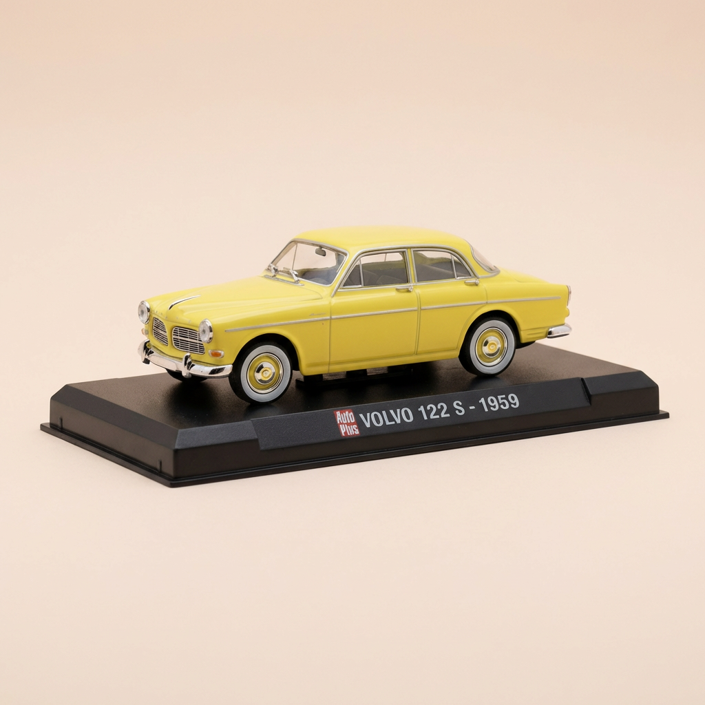 Volvo 122S żółty z 1959 roku - Auto Plus