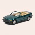 Voiture miniature - BMW série 3 cabriolet verte - Solido référence 1529
