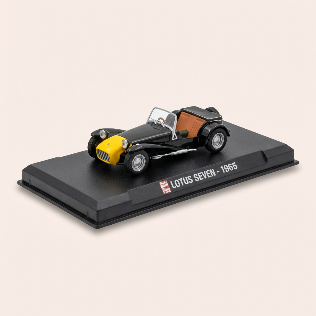 Lotus Seven noire et jaune de 1965 - Auto Plus