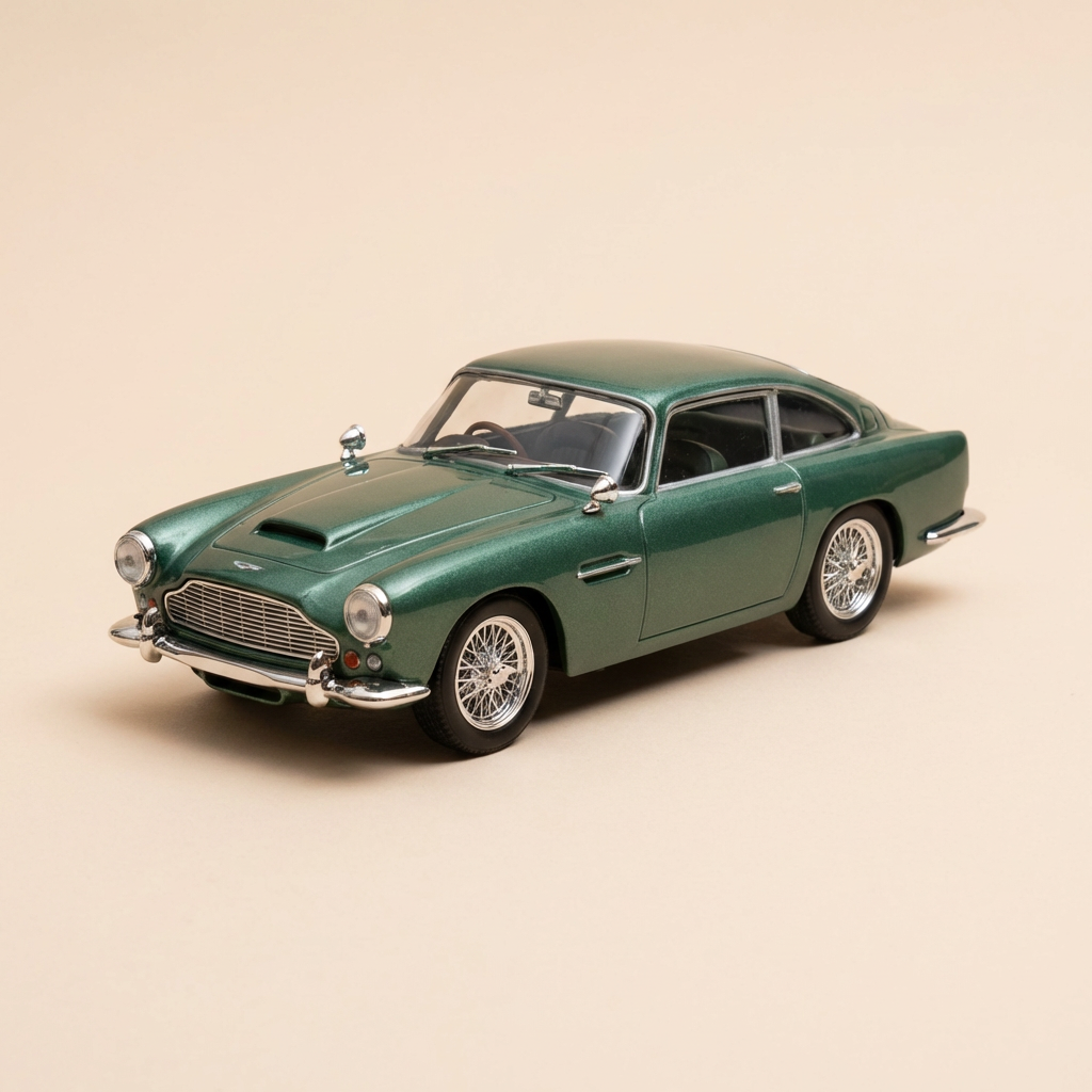Aston Martin DB4 gréng vu 1962 - Auto Plus