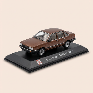 Voiture miniature - Volkswagen Santana marron de 1981 - Auto Plus