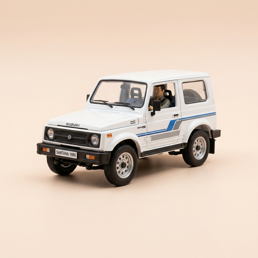 Suzuki Santana wäiss vun 1986 - Auto Plus