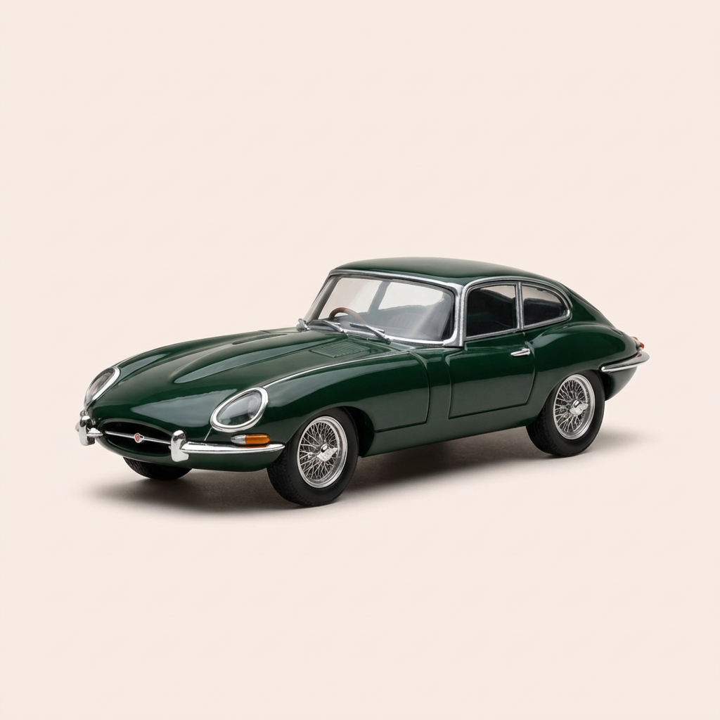 1964 Jaguar Typ E grén - Auto Plus