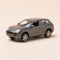 Voiture miniature - Porsche Cayenne Turbo grise de 2002 - Solido référence 15109