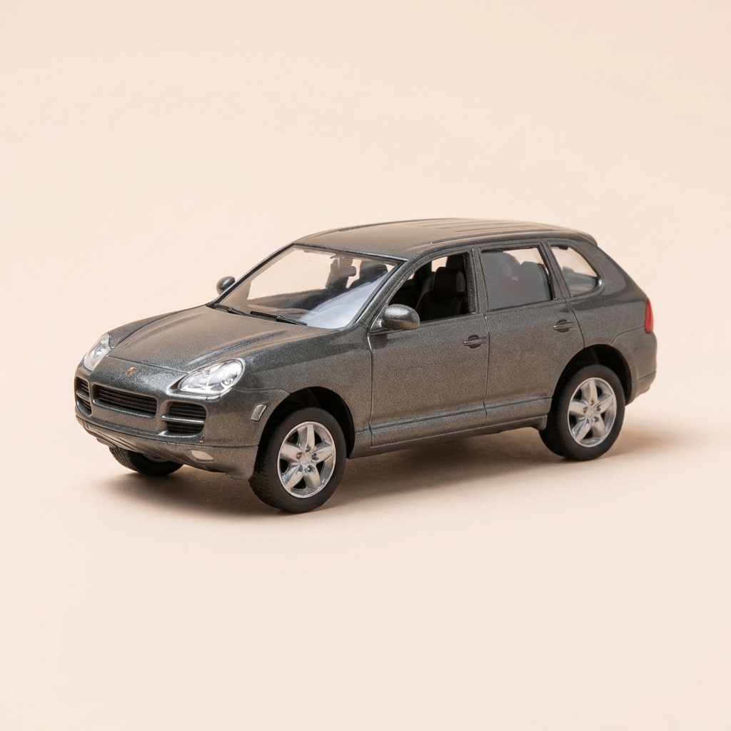 Porsche Cayenne Turbo grise de 2002 - Solido référence 15109
