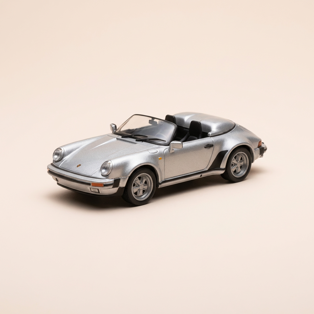 Porsche 911 Carrera Speedster gris aus 1988 - Solido Referenz 1867