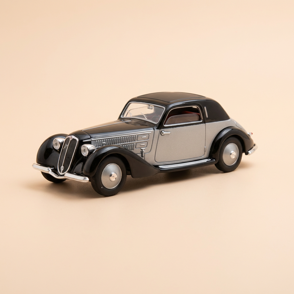 Voiture miniature - Lancia Astura grise et noire de 1935 - Solido référence 4169