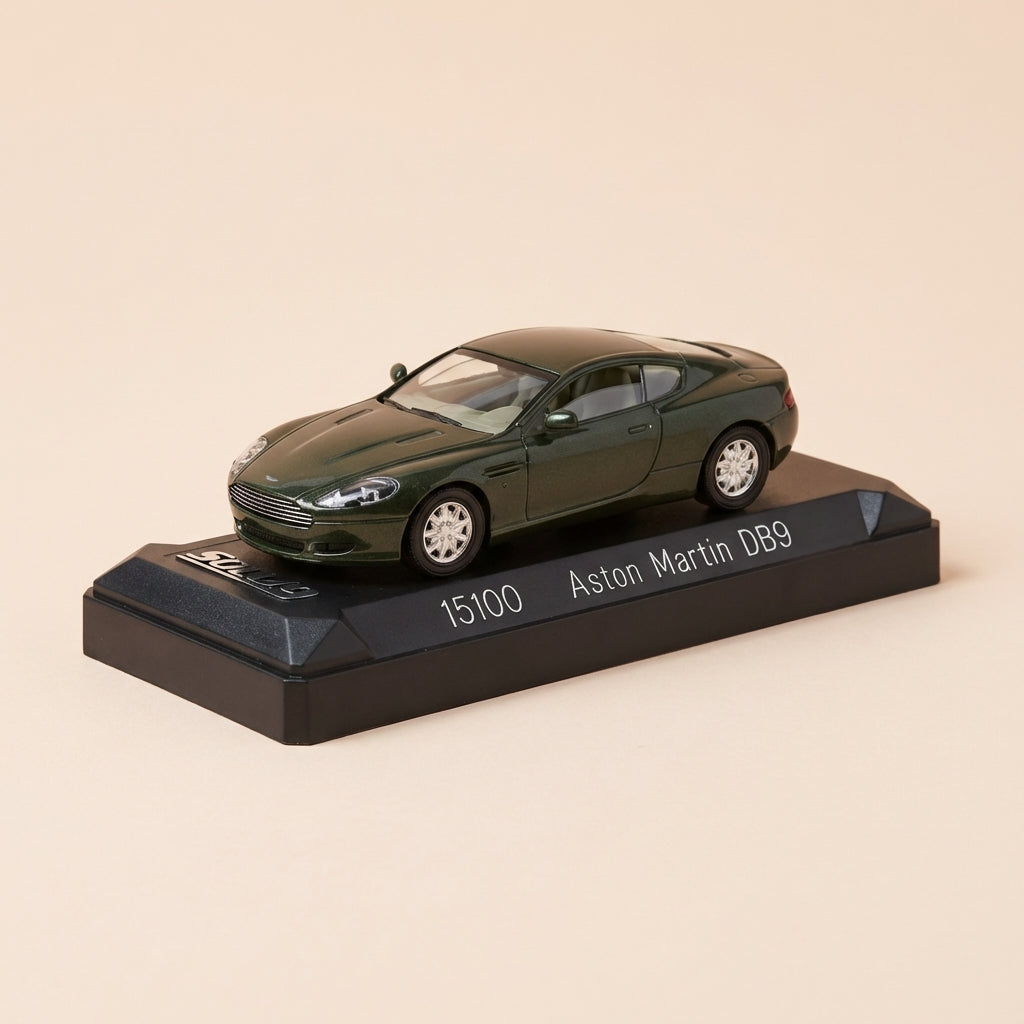 Voiture miniature - Aaston Martin db9 verte - Solido référence 15100