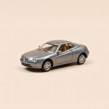 Voiture miniature - Alfa Roméo GTV grise de 1999 - Solido référence 1553