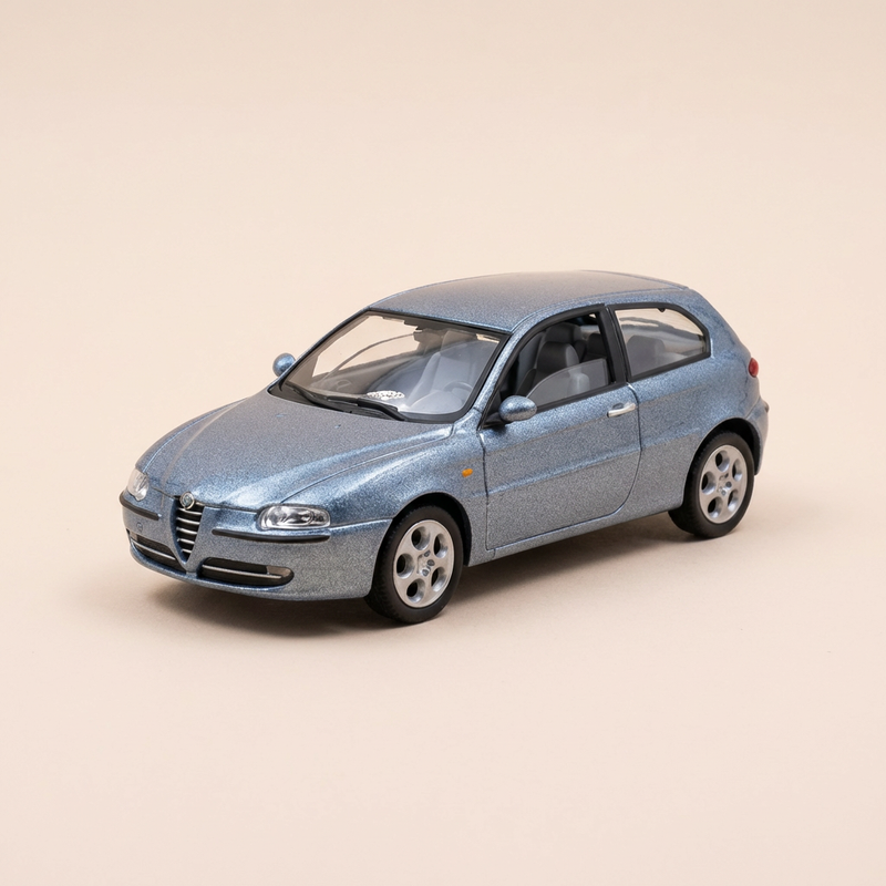 2000 Blue Alfa Romeo 147 - Solido Reference 1566