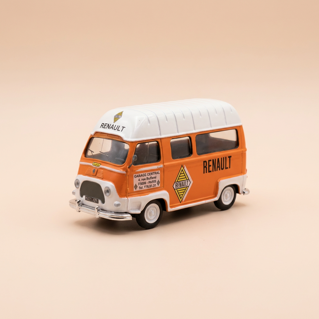 Renault estafette 60 "Renault servces" pomarańczowy i biały dach - CITY numer referencyjny CV008