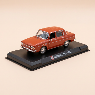 Voiture miniature - Renault 10 marron de 1967 - Auto Plus