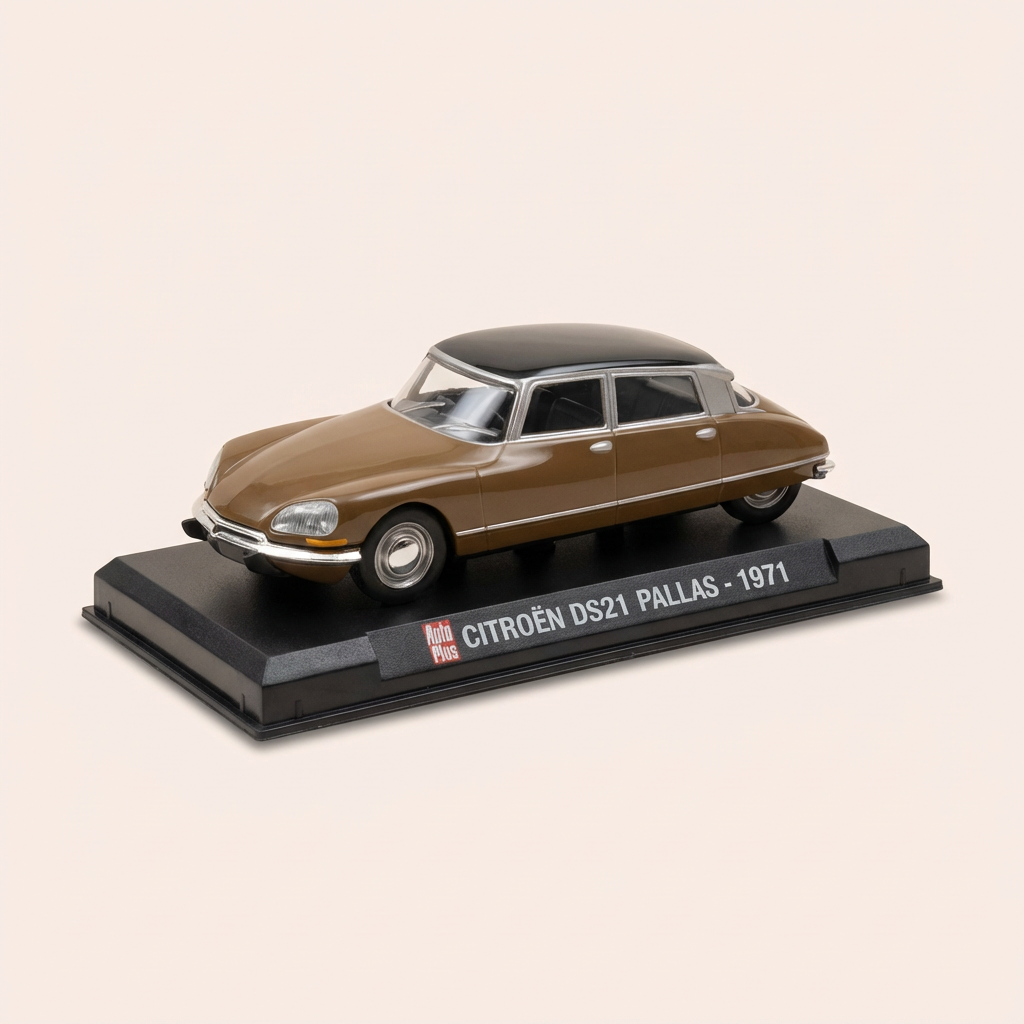 Citroën DS 21 Pallas marron et toit noir de 1971 - Auto Plus