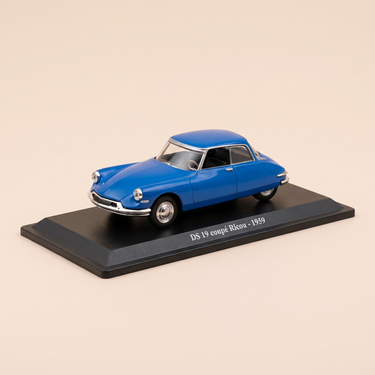 Voiture miniature - Citroën DS 19 coupé Ricou bleue de 1959 (sous blister)