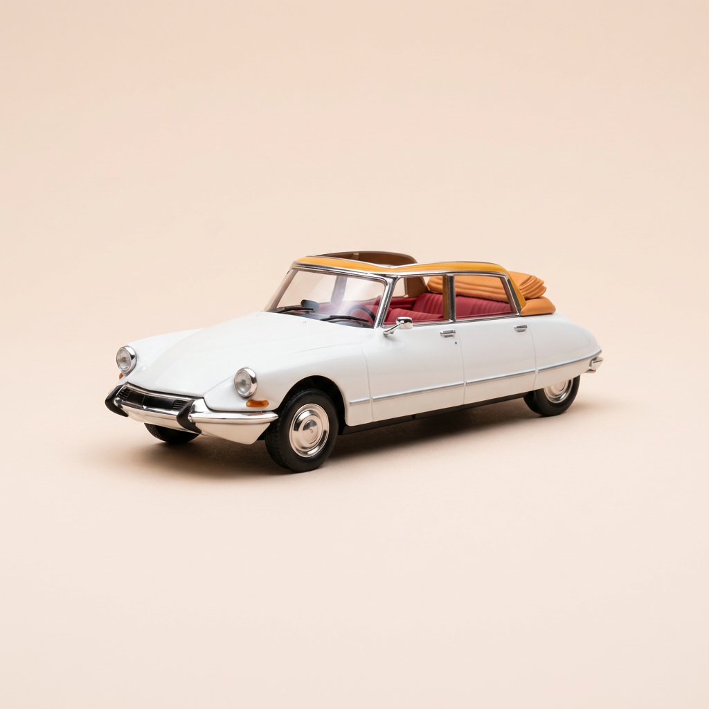Citroën D Super Cabriolet Chapron White (Off-white) (In Blister)