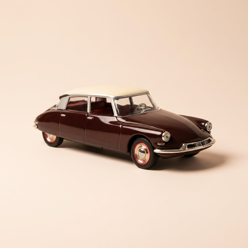 Citroën DS 19 Bordeaux and Beige/Cream Roof from 1957
