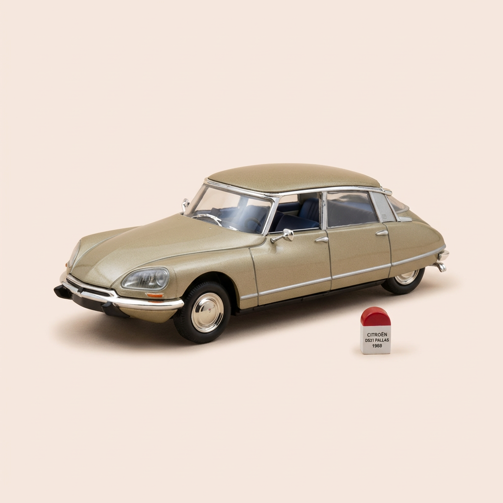Citroën DS 21 Pallas marron de 1968 - Nostalgie