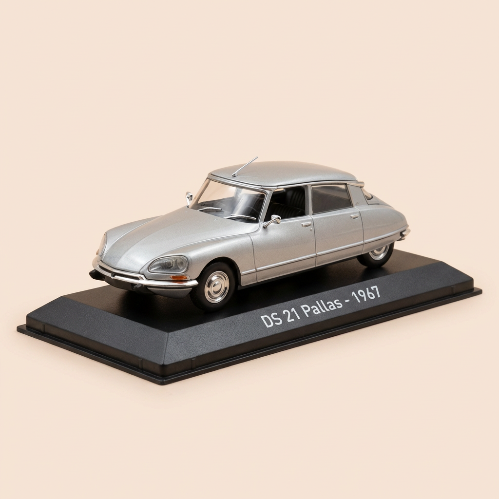Citroën DS 21 Pallas grise de 1967 (sous blister)